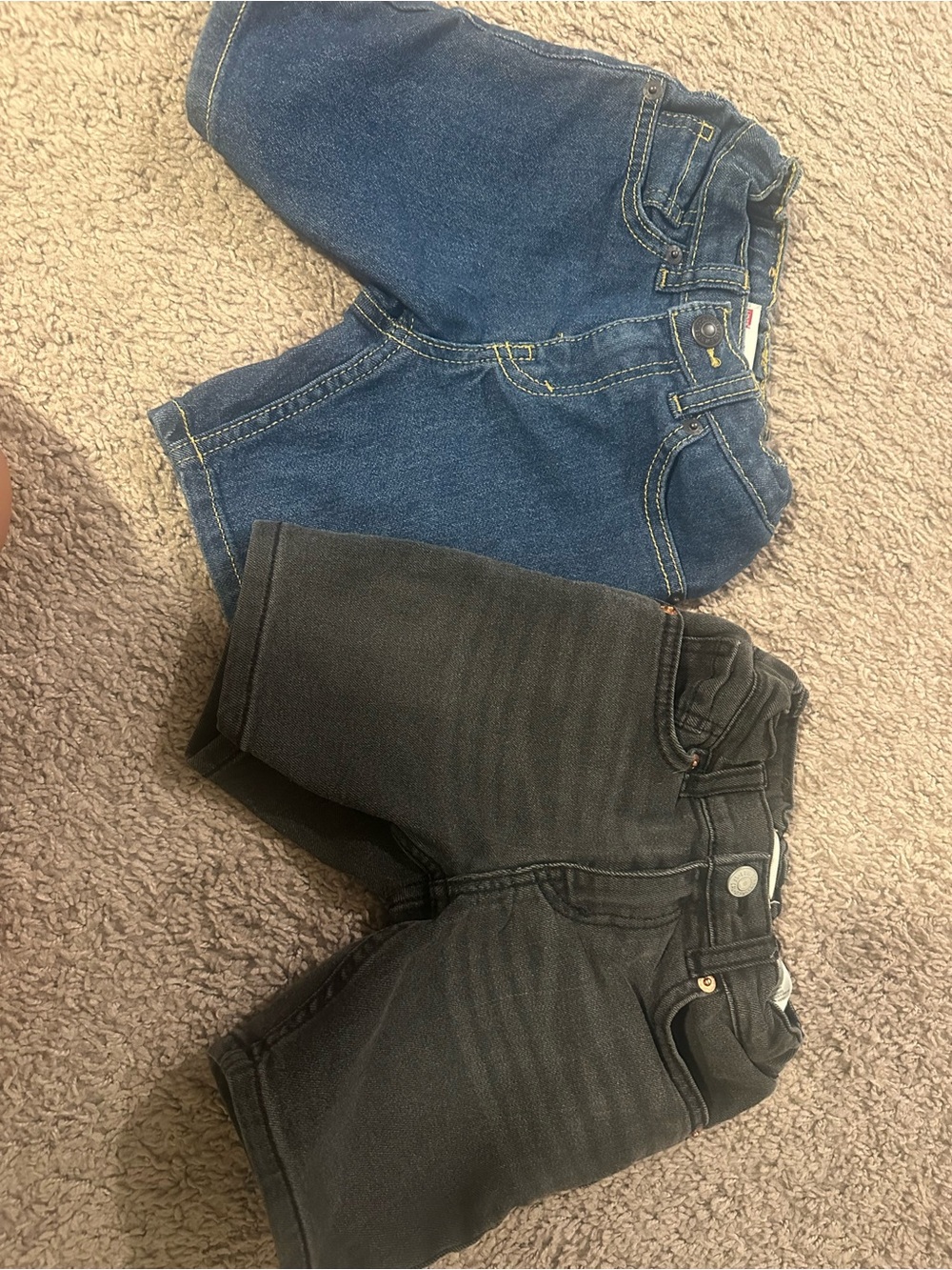 Levi's Blue Denim & Charcoal Kids Shorts - 2-Pack